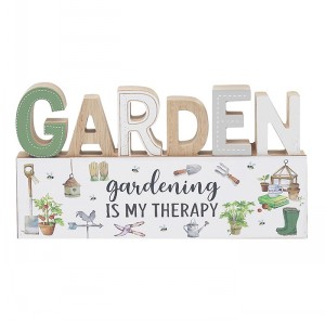 GREEN FINGERS GARDEN STAND PLAQUE THERAPY